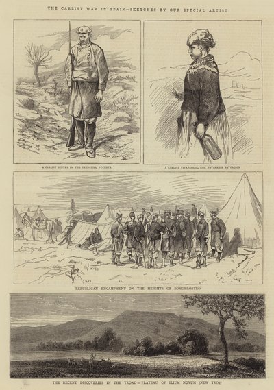 The Carlist War in Spain by Alfred Chantrey Corbould